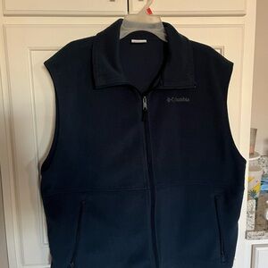 Columbia Dark Blue Fleece Jacket Mens XL